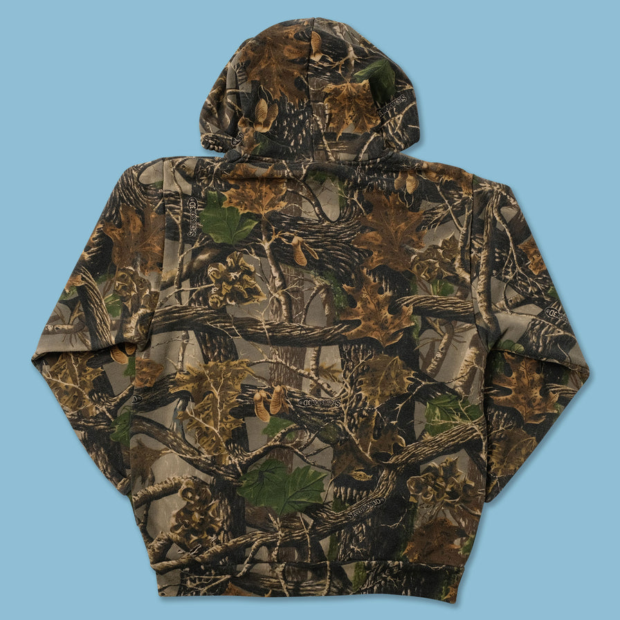 Women's Real Tree Zip Hoody Small - Double Double Vintage