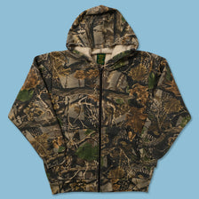Women's Real Tree Zip Hoody Small - Double Double Vintage