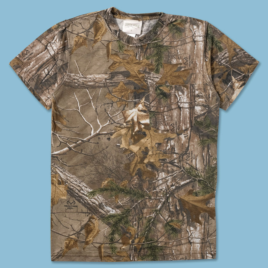 Vintage Real Tree T-Shirt Small - Double Double Vintage