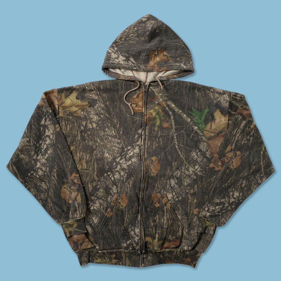 Vintage Real Tree Zip Hoody XLarge - Double Double Vintage