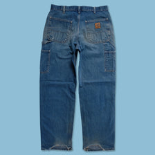 Vintage Carhartt Denim Work Pants 34x32 - Double Double Vintage
