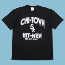 2005 White Sox T-Shirt Large - Double Double Vintage