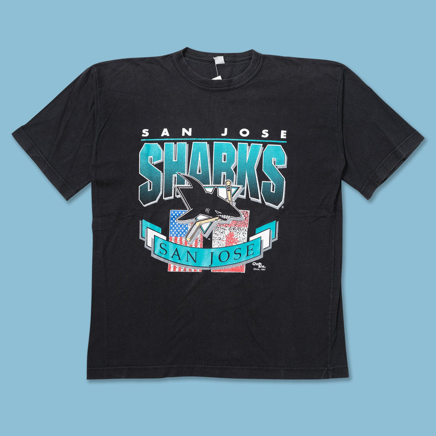 Vintage 1992 San Jose Sharks T-Shirt Small / Medium - Double Double Vintage