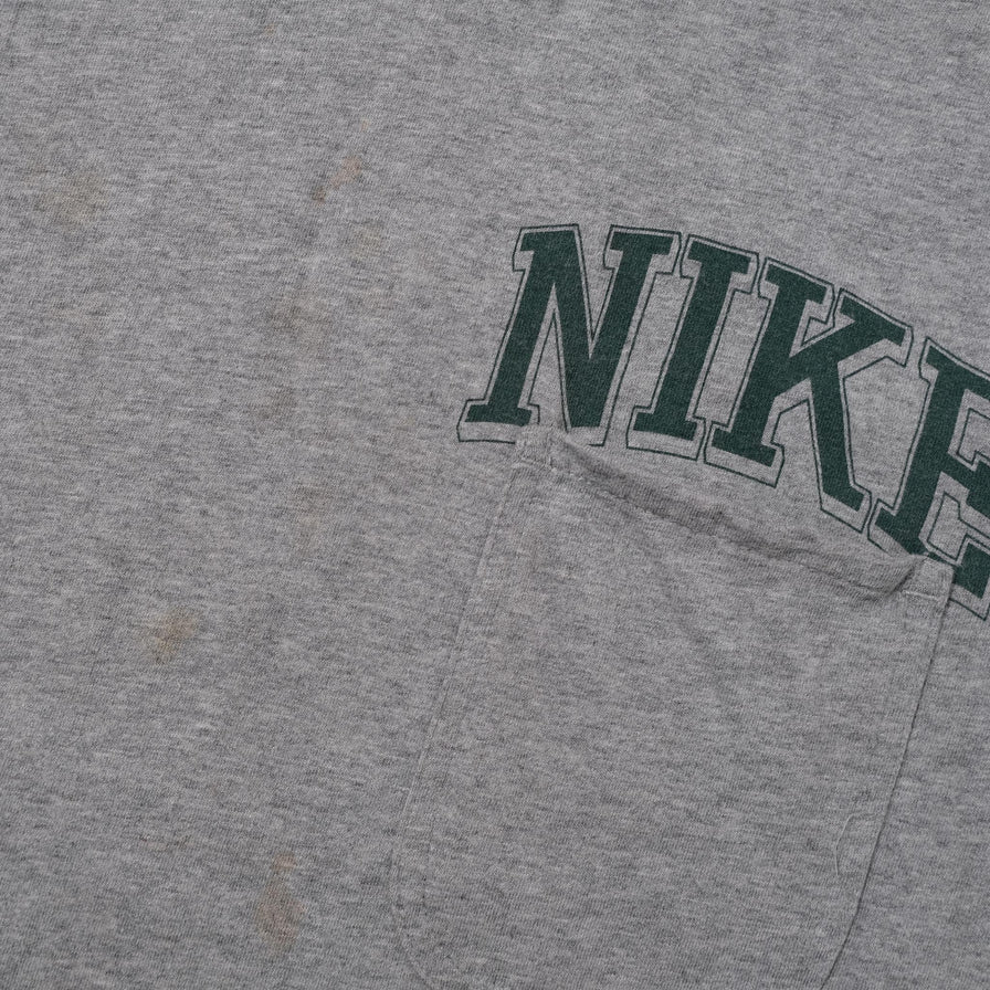 Vintage Nike Short Sleeve Hoody Medium / Large - Double Double Vintage