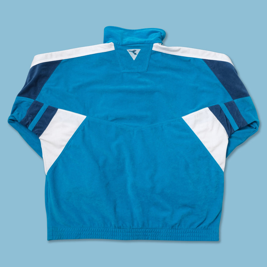Vintage Diadora Velour Track Jacket XLarge - Double Double Vintage