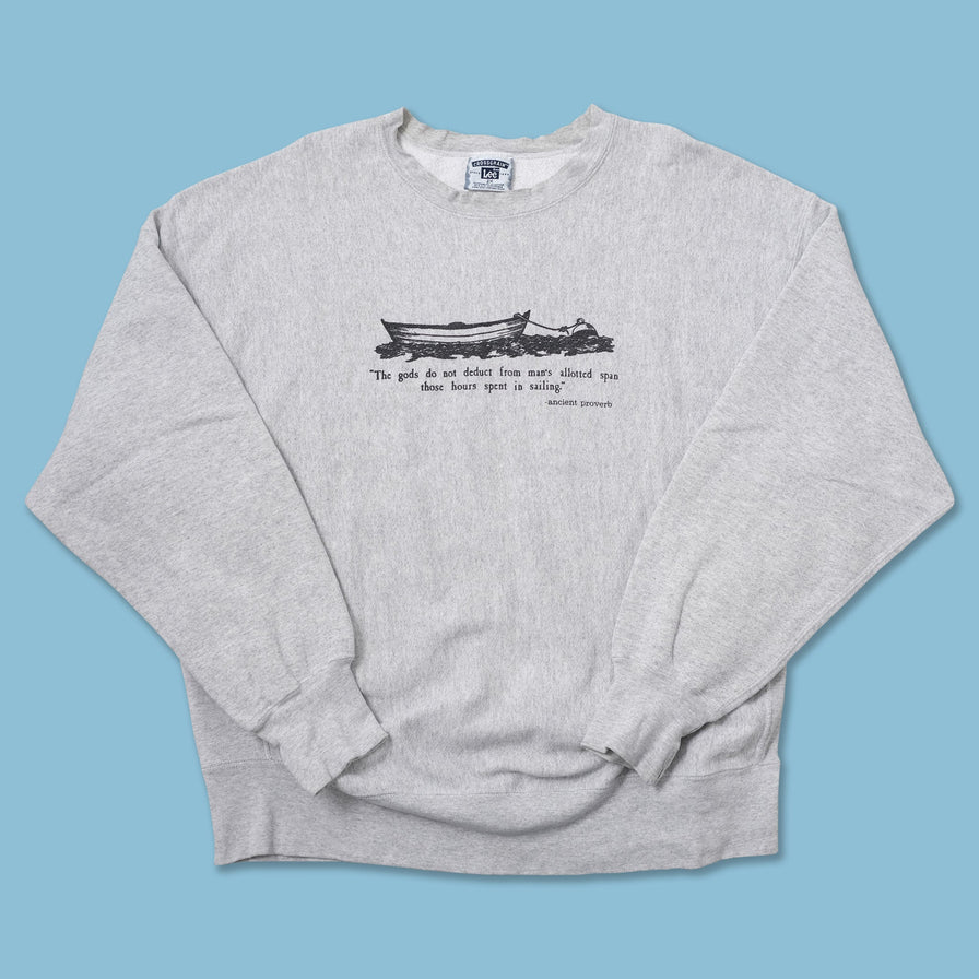 Vintage Ancient Proverb Sweater XXLarge - Double Double Vintage