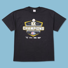 2006 Pittsburgh Steelers T-Shirt Large - Double Double Vintage