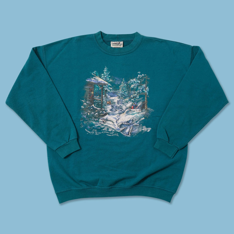 Vintage Winter Sweater Large 
