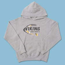 Vintage Vikings Football Hoody Small 