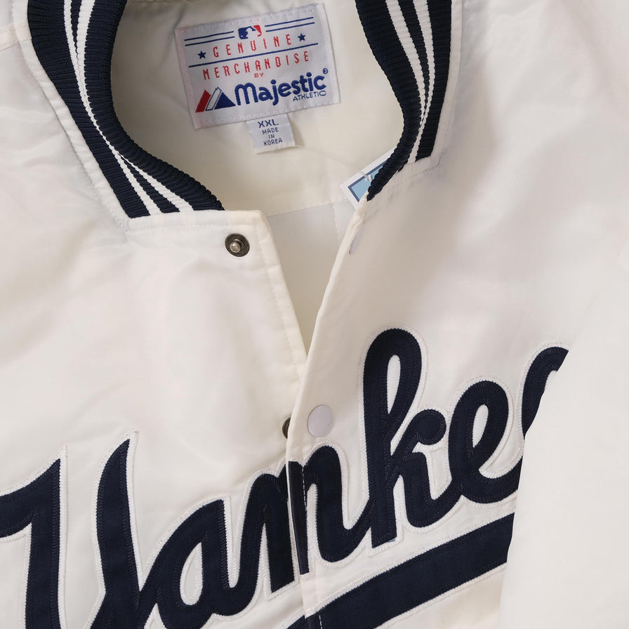 Vintage New York Yankees Padded College Jacket XXLarge 