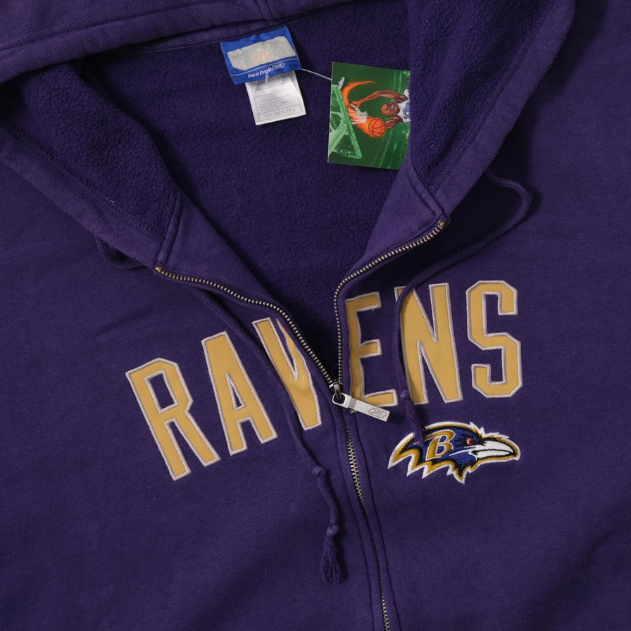 Reebok Baltimore Ravens Sweat Jacket XXLarge 