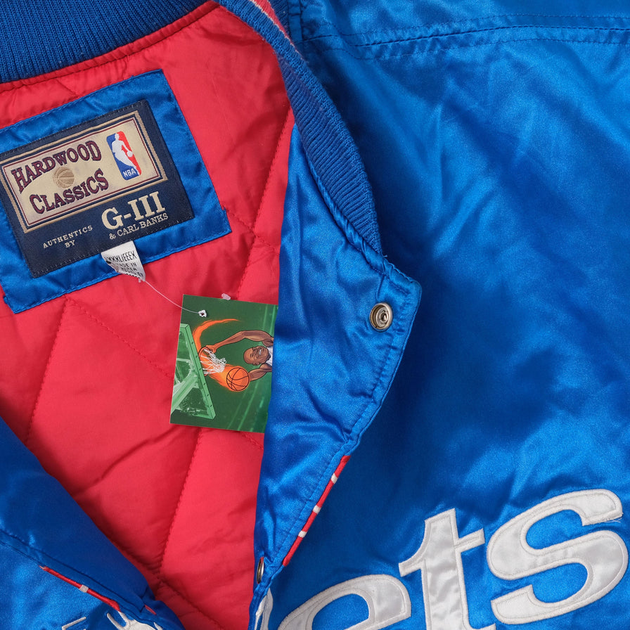 Vintage Baltimore Bullets Padded Satin College Jacket 3XLarge 