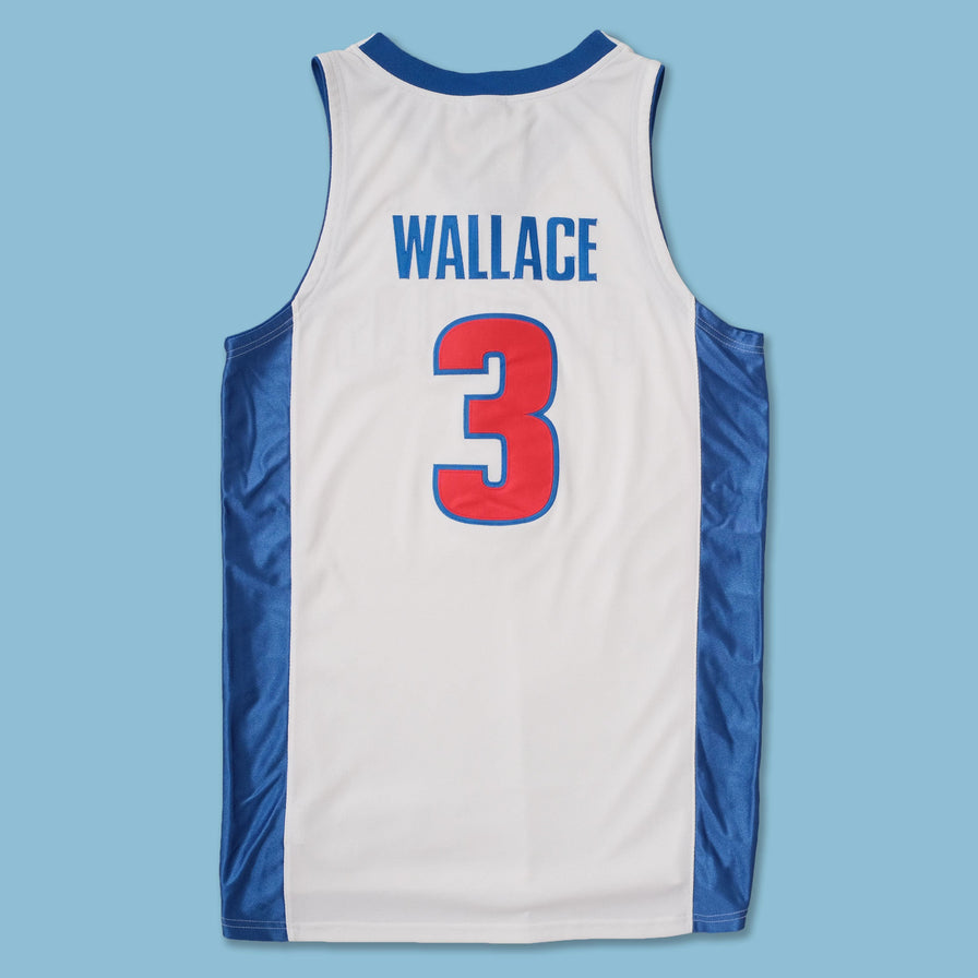 Vintage Nike Detroit Pistons Wallace Jersey Large 