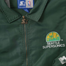 Vintage Starter Seattle Supersonics Coach Jacket Large 