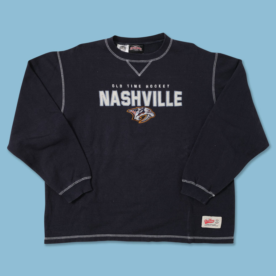 Vintage Nashville Predators Sweater Medium 
