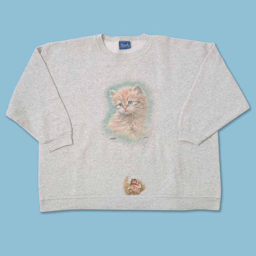Vintage Cats Sweater XLarge 