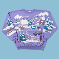 Vintage Nature Sweater Medium 