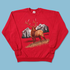 Vintage Deer Sweater Small 