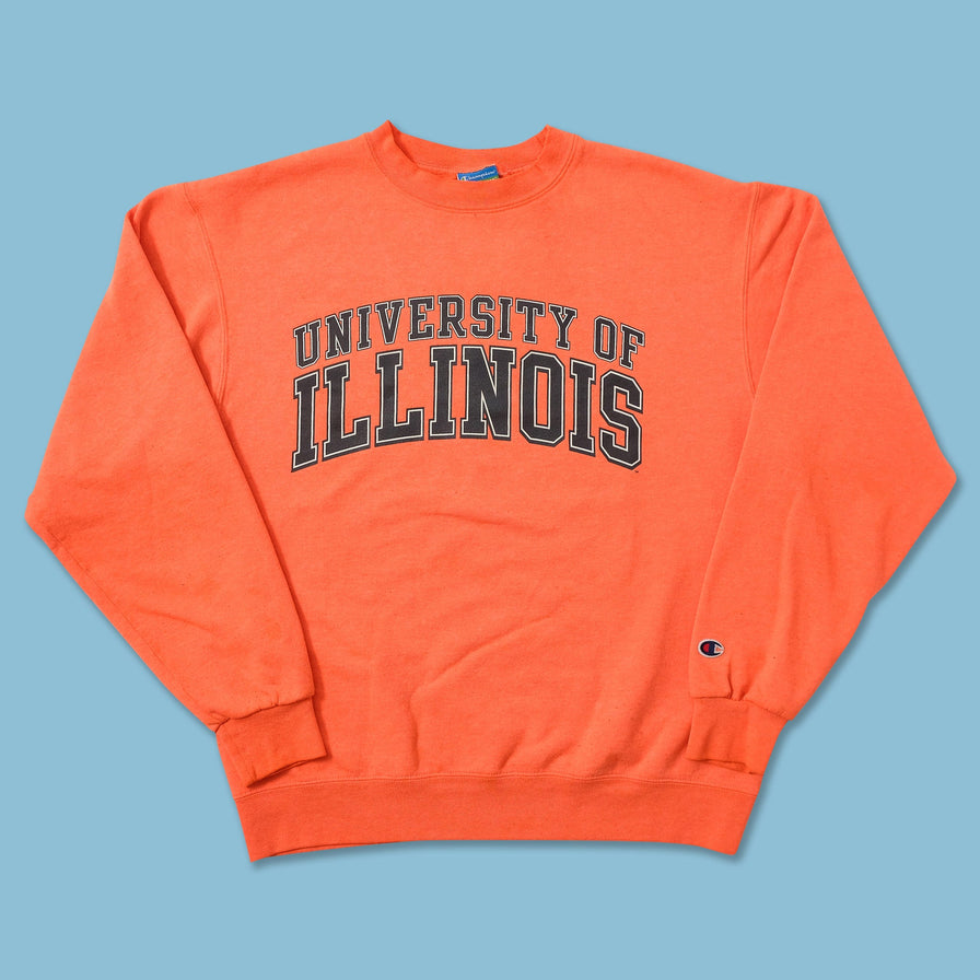 Champion University of Illinois Sweater Medium 