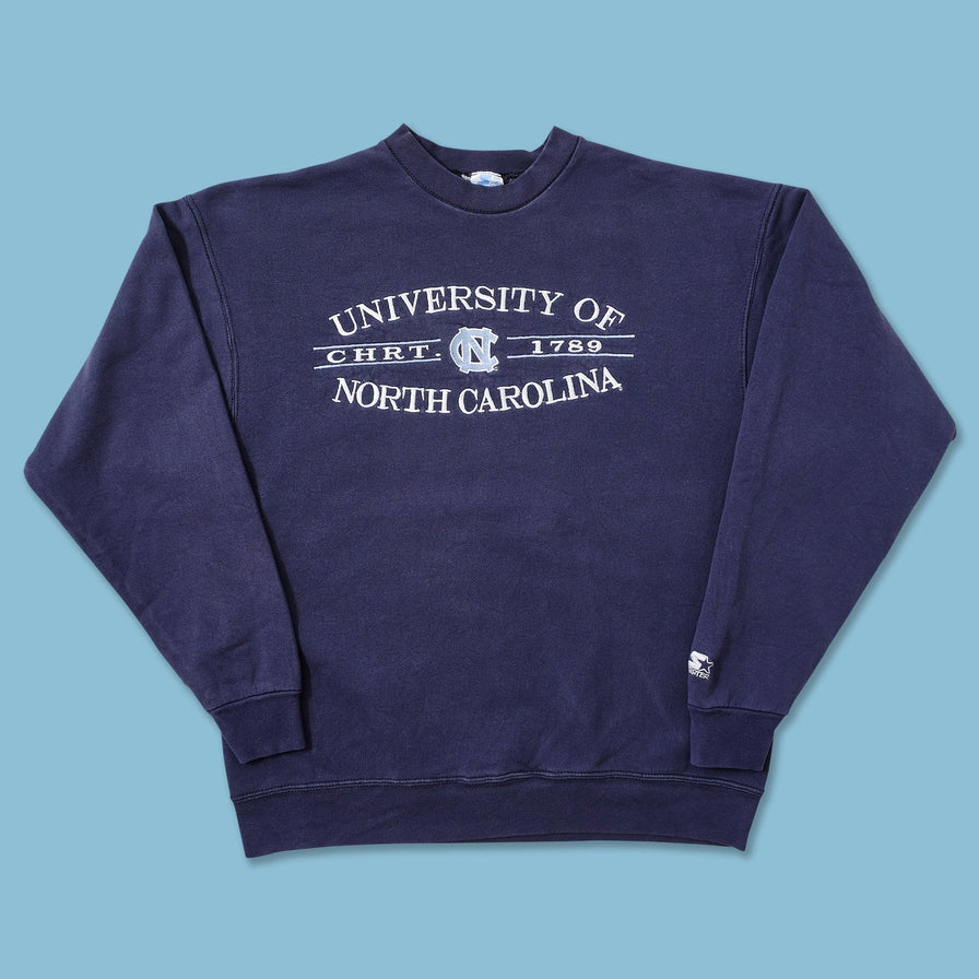 Vintage Starter UNC Sweater Large 
