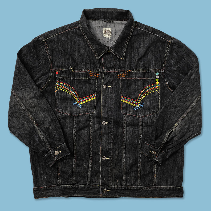 Y2K Denim Jacket XXL 