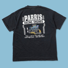 Vintage Parris Racing Engines T-Shirt Large 