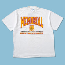 Vintage Memorial University T-Shirt Medium 