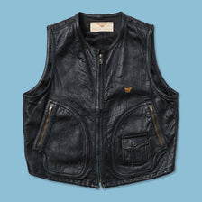 Women's Girgio Armani Leather Vest Medium 