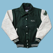 Vintage Wool Leather Varsity Jacket Medium 