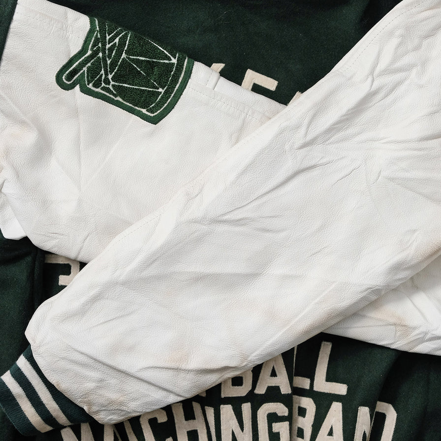 Vintage Wool Leather Varsity Jacket Medium 