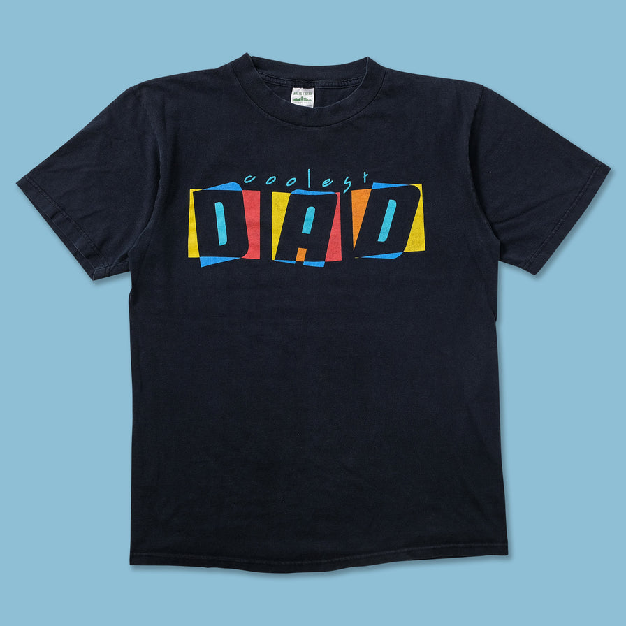 Vintage Coolest Dad T-Shirt Large 