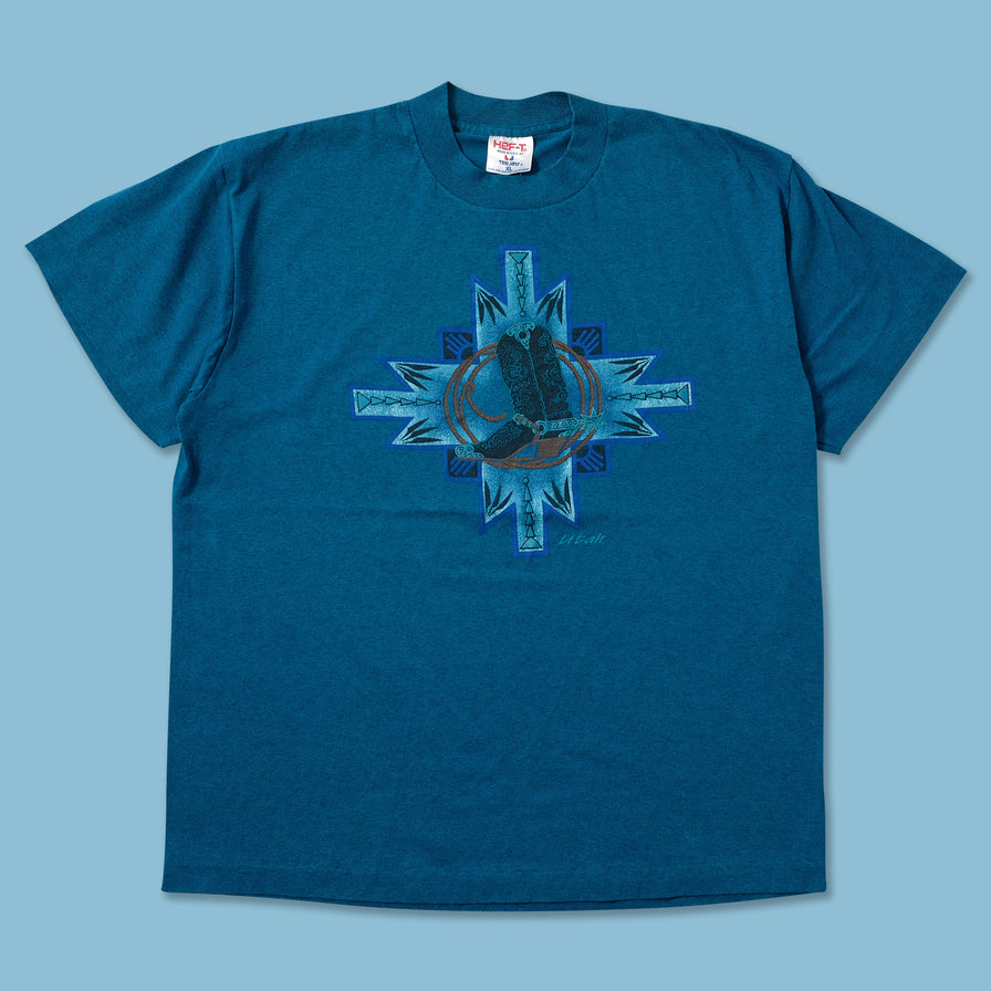 Vintage Utah Cowboy T-Shirt Large - Double Double Vintage