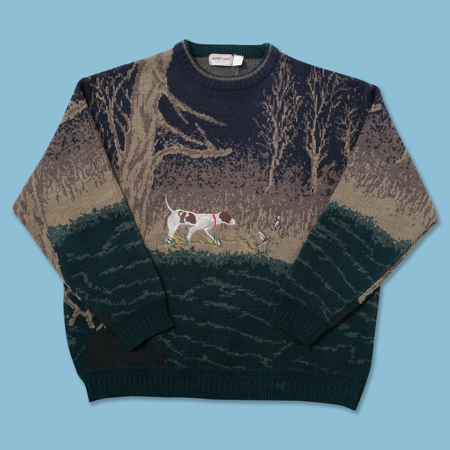 Vintage Berto Lucci Sweater XLarge - Double Double Vintage