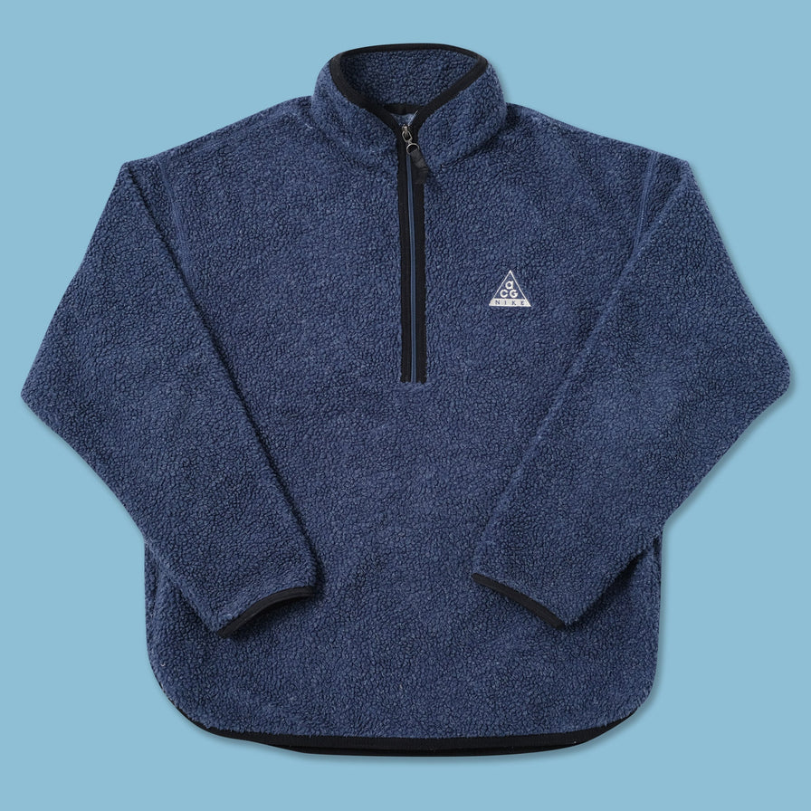 Vintage Nike ACG Half Zip Fleece Medium - Double Double Vintage