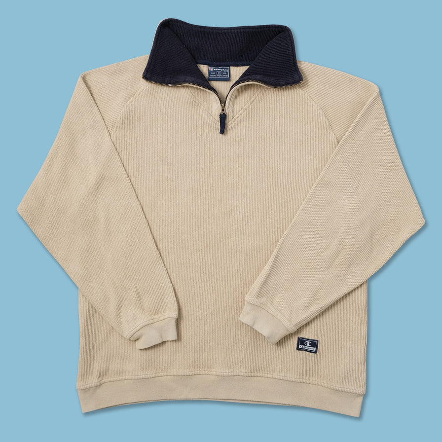 Vintage Champion Q-Zip Sweater Medium - Double Double Vintage