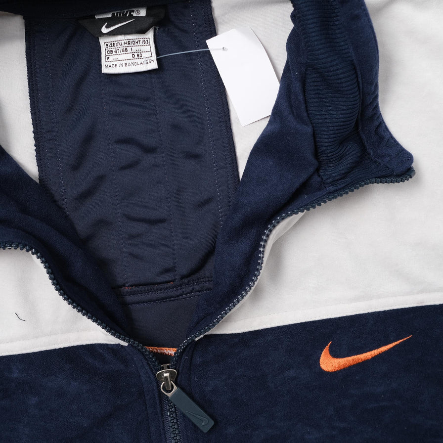 Vintage Nike Velour Track Jacket XLarge / XXL - Double Double Vintage