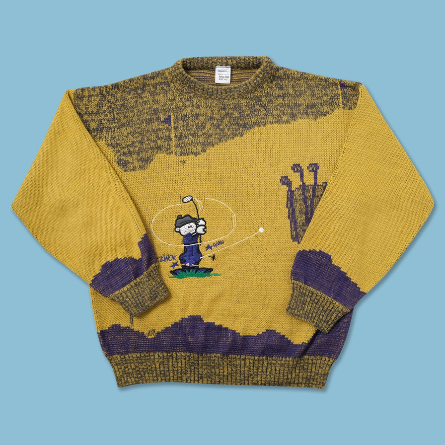 Vintage Golf Knit Sweater Medium - Double Double Vintage
