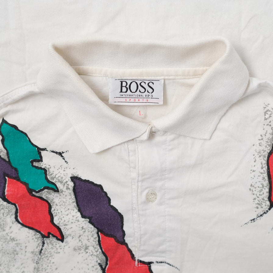 Vintage Hugo Boss Sports Polo Large - Double Double Vintage