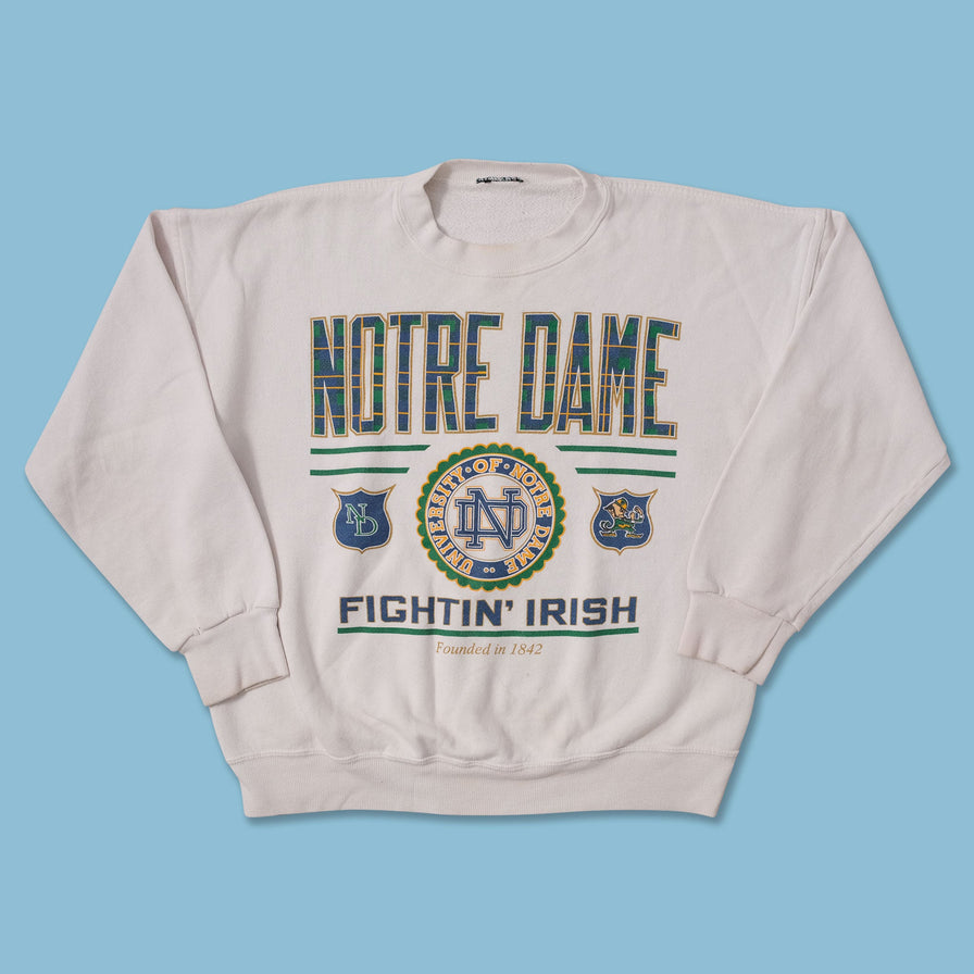 Vintage Notre Dame Fighting Irish Sweater Large 