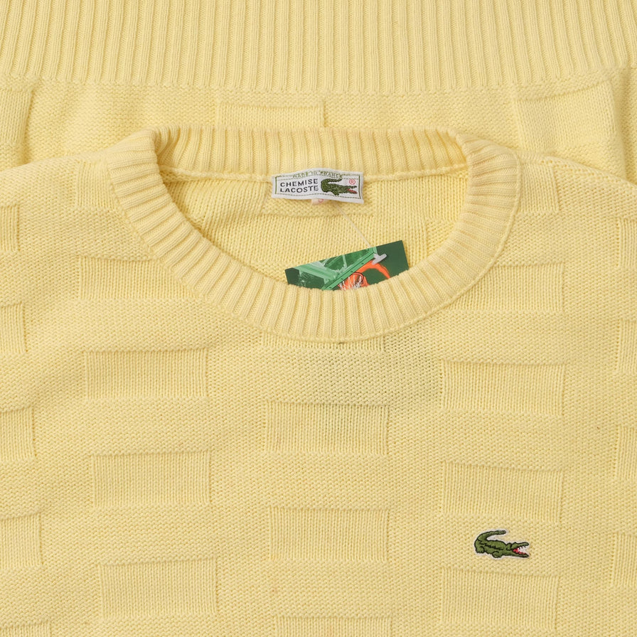 Vintage Lacoste Knit Sweater Medium 