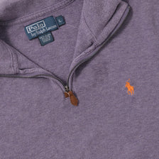 Vintage Polo Ralph Lauren Q-Zip Sweater Large 