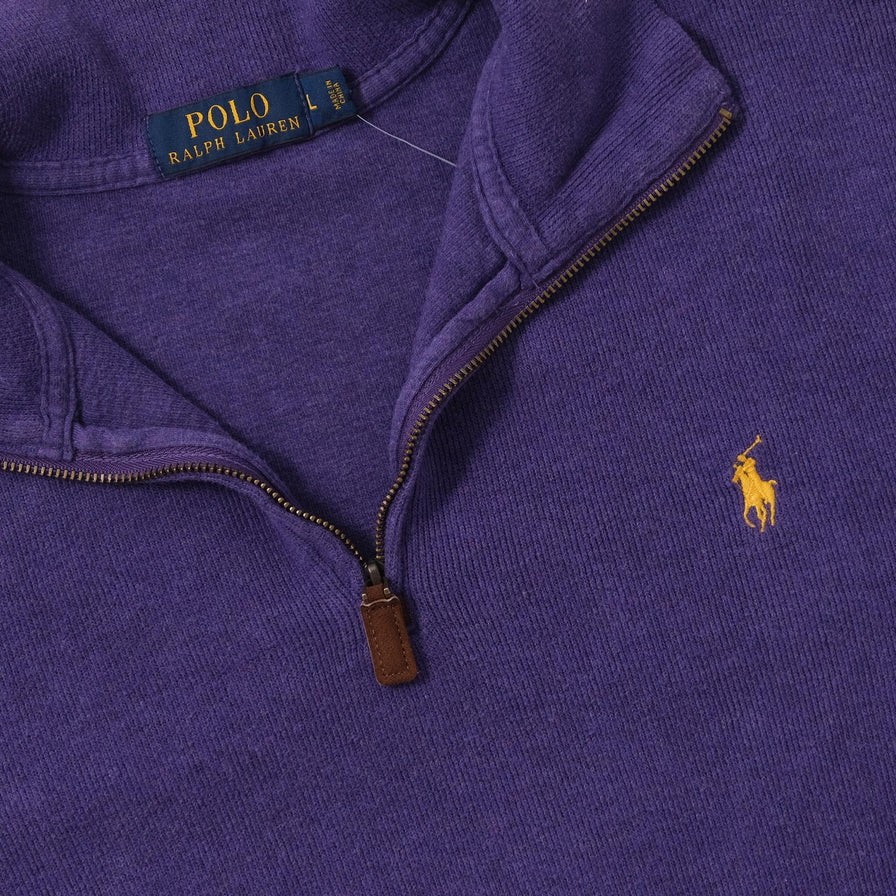 Polo Ralph Lauren Q-Zip Sweater Large 