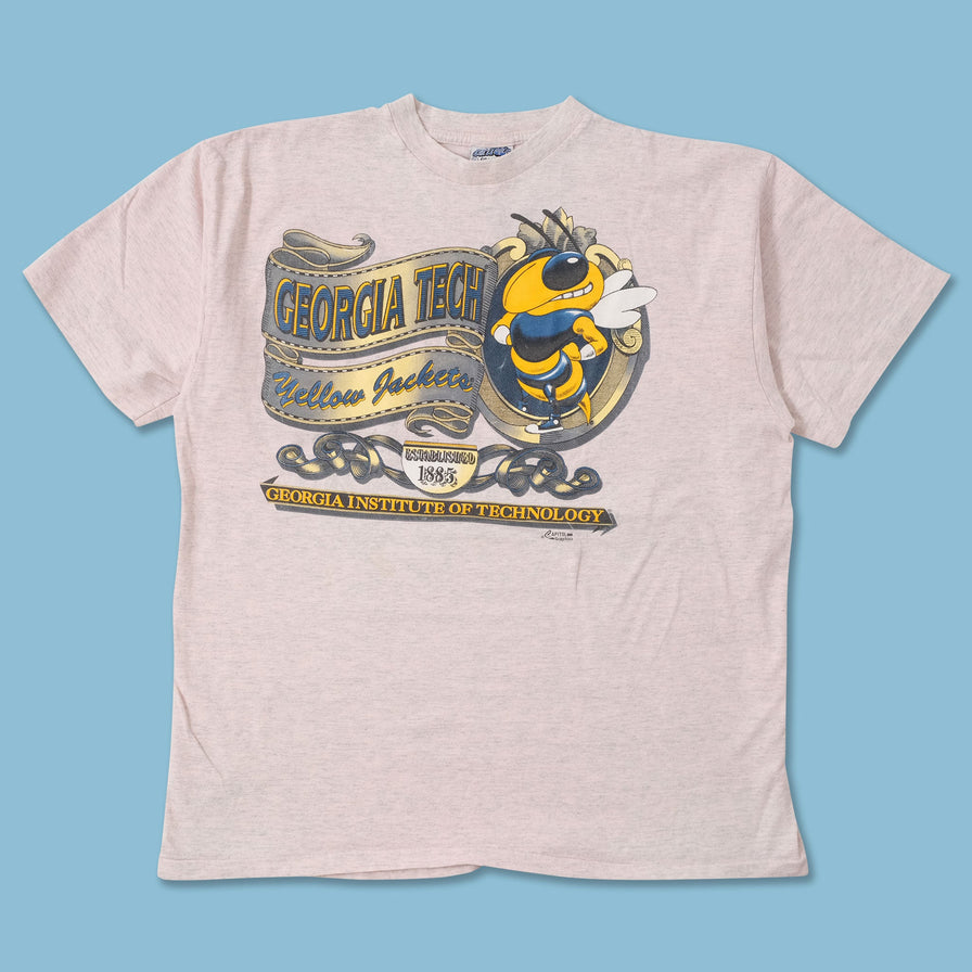 Vintage Georgia Tech Yellow Jackets T-Shirt Large 