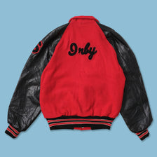 Vintage Wool Leather Varsity Jacket Medium 