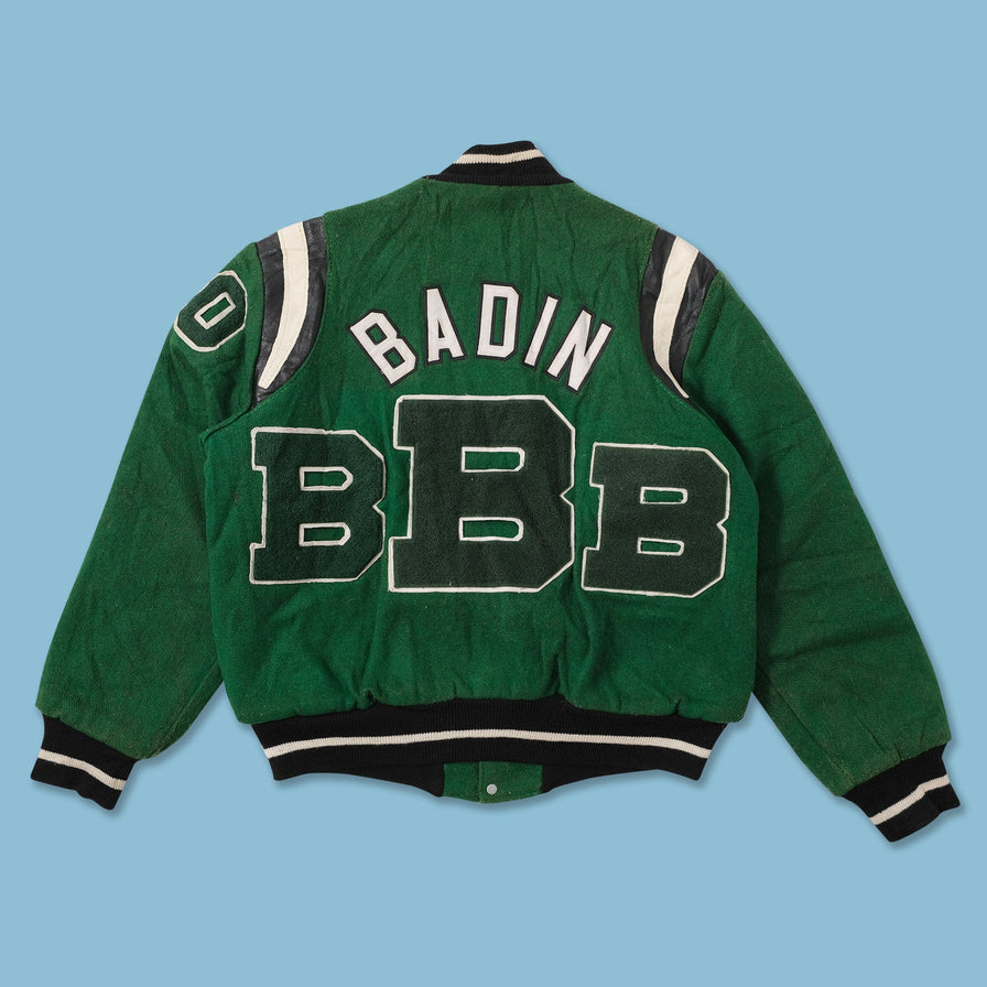 Vintage Wool Leather Varsity Jacket Large 