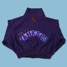 Vintage Black Yankees Wool Varsity Jacket XLarge 