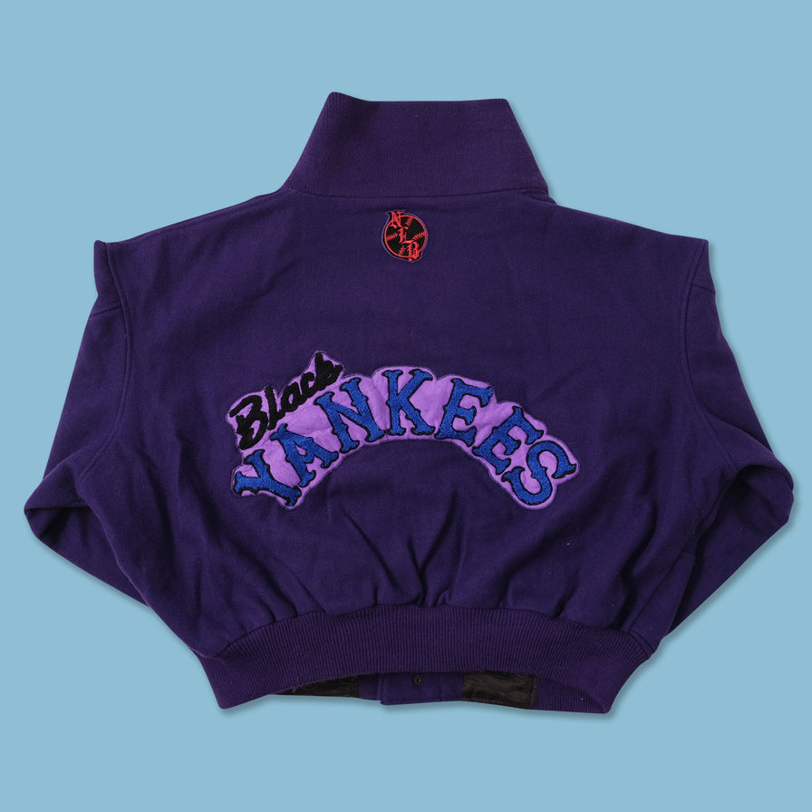 Vintage Black Yankees Wool Varsity Jacket XLarge 