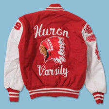 Vintage Wool Leather Varsity Jacket Small 