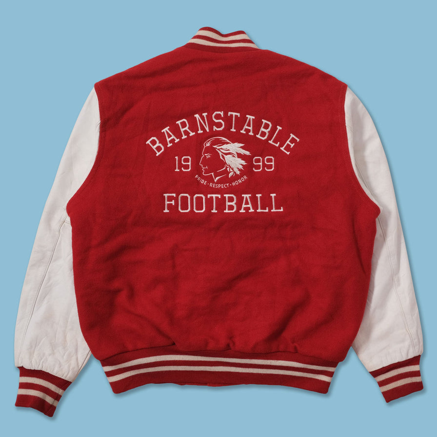 Vintage Wool Leather Varsity Jacket Large 