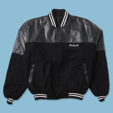 Korea Wool Faux Leather Varsity Jacket XLarge 